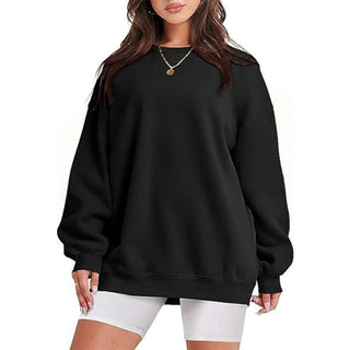LUVAGE Women's Oversized Long Sleeve Sweatshirt Casual Crewneck Loose Fit Pullover Fall Tops