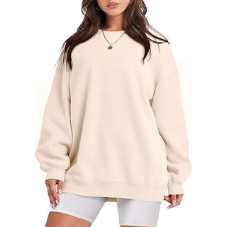 LUVAGE Women's Oversized Long Sleeve Sweatshirt Casual Crewneck Loose Fit Pullover Fall Tops